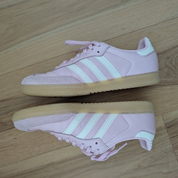 Adidas Sambas Pink Sneakers Size US 6 - Picture 7 of 9